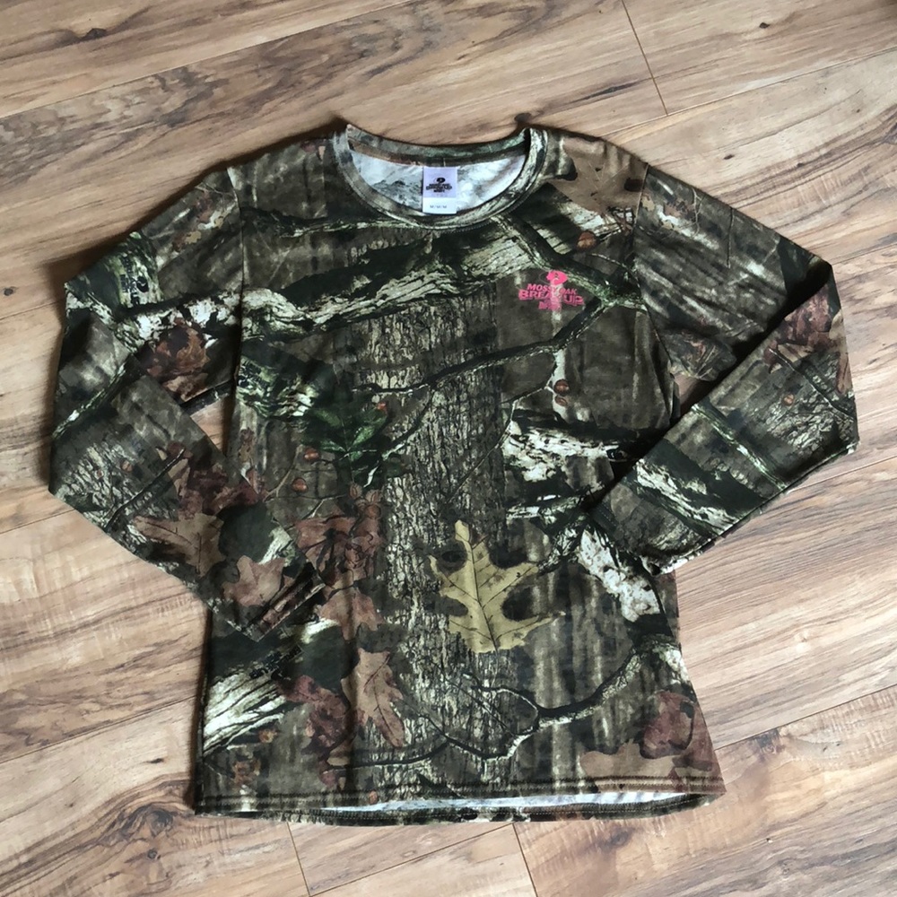 NWOT Mossy Oak Camouflage Long Sleeve Shirt Size M